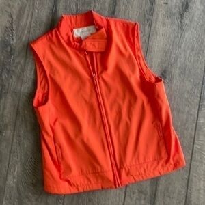 Jones & Co Vest Med orange vest GORGEOUS! Golf
